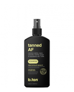 b.tan Tanned AF Tanning Oil, 236 ml.